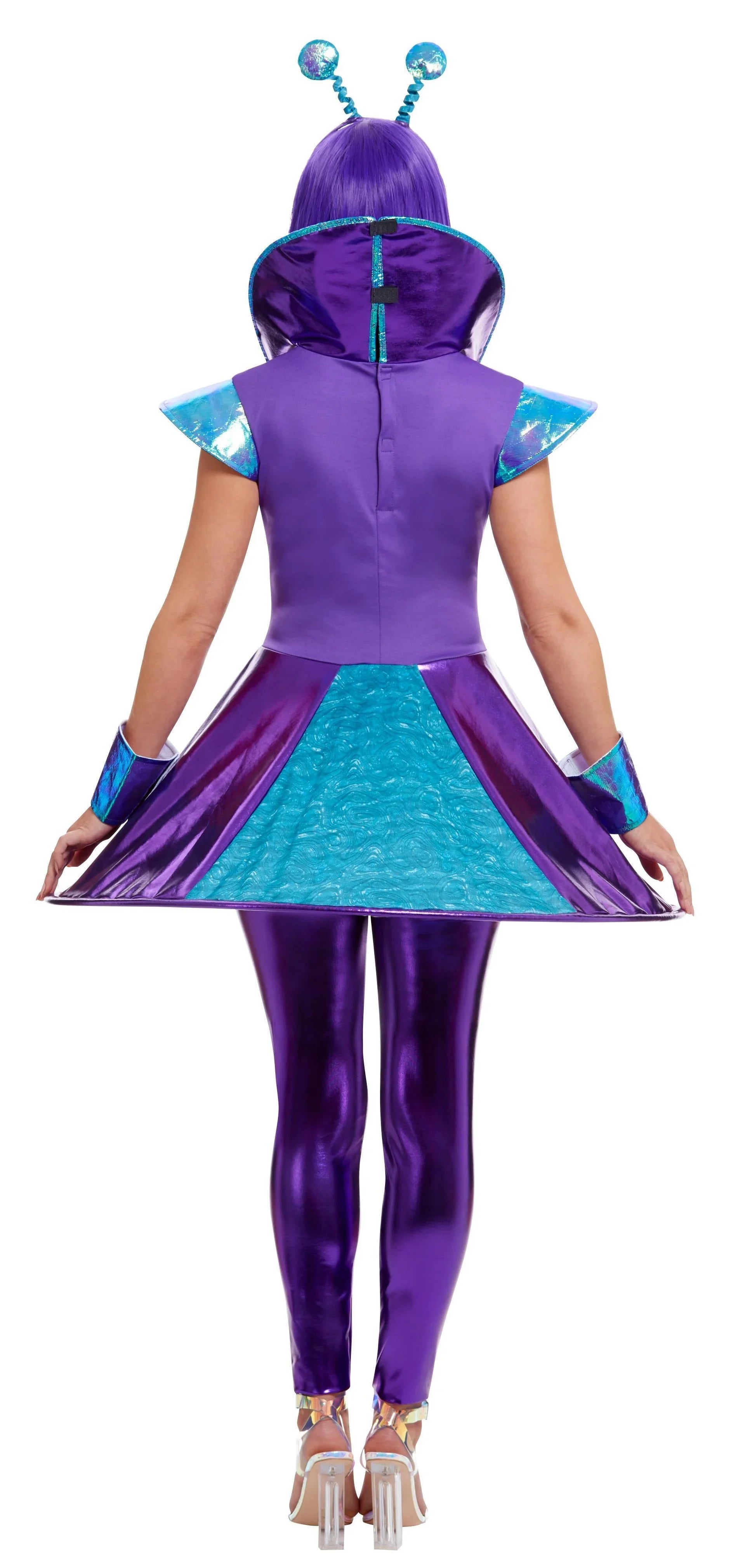 Disfraz de Extraterrestre Espacial para Mujer Extraterrestres Smiffys